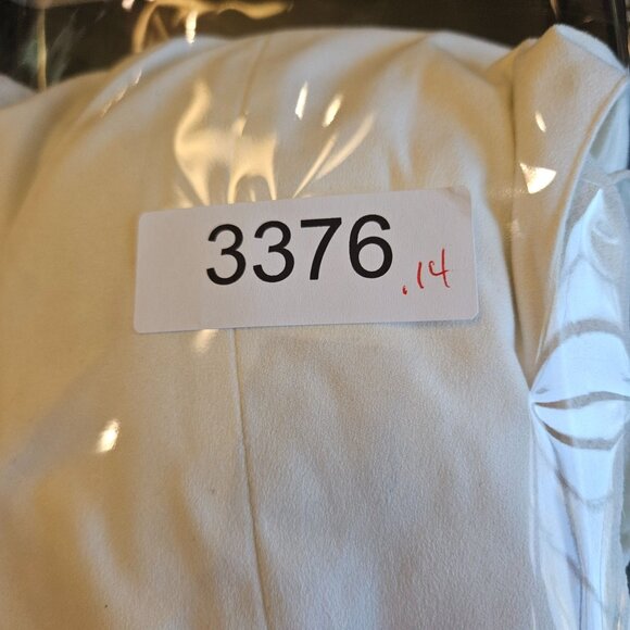 Bagatelle Collection Womens Sleeveless Waterfall Draped White Vest Size M - Picture 9 of 9